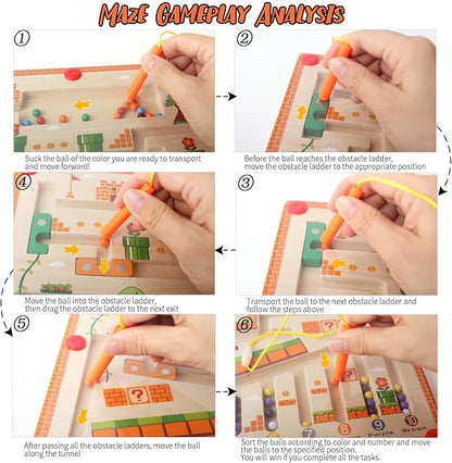 MagniPlay Colors and Numbers Maze