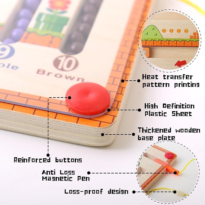 MagniPlay Colors and Numbers Maze