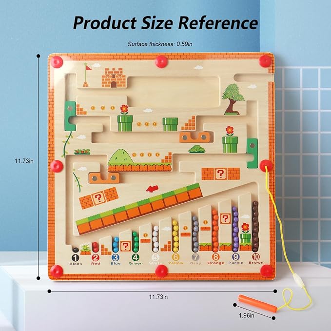 MagniPlay Colors and Numbers Maze